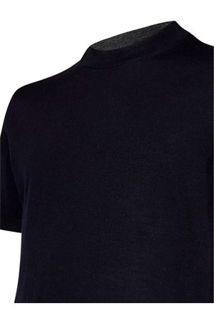 T-shirt a maglia fine blu navy LOW BRAND | L1MFW24256684E044